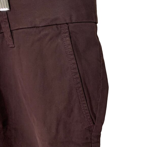 Murano Mens Pants 40x34 Deep Wine Button Closure Mid-Rise Cotton - Picture 7 of 7